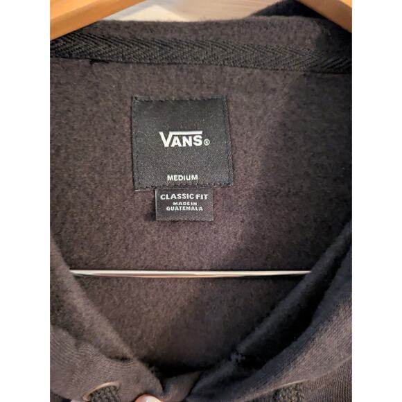 Vans Black Hoodie Medium Men's NWT - Picture 4 of 4